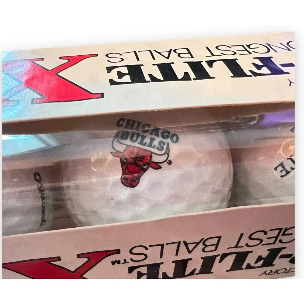 Top Flite x Chicago Bulls NBA XL 12 Golf Balls White High Visibility Open BoxNew